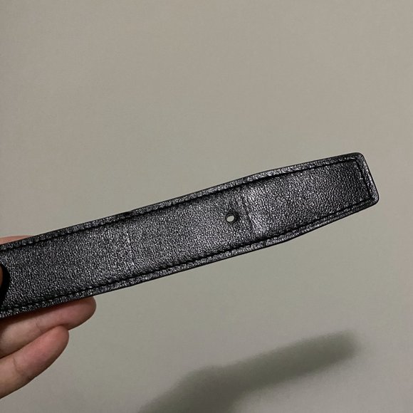 Hermes 32MM H Strie Belt Buckle with Reversible Leather Strap in Black/Chocolate - Picture 10 of 10